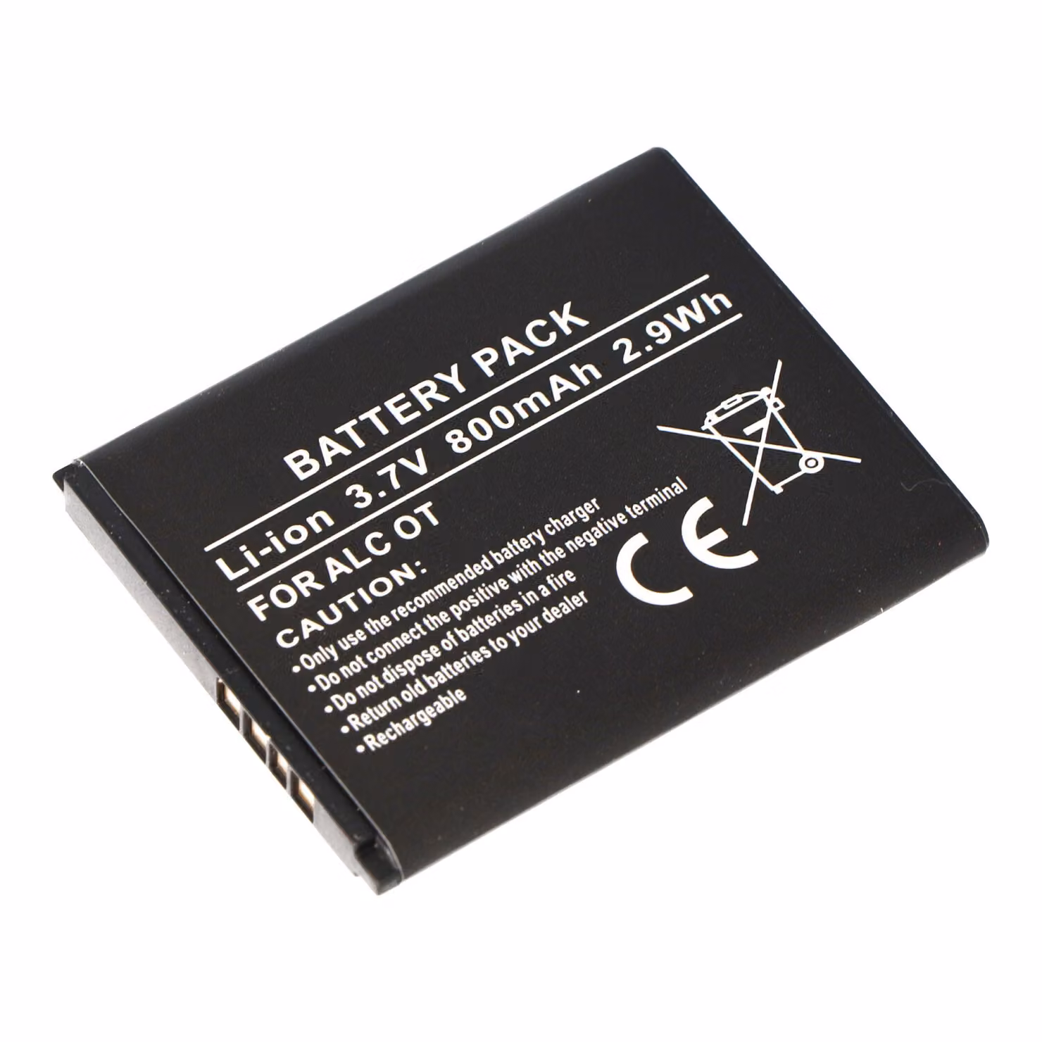 Batteria adatta per Alcatel One Touch 536 Batteria CAB3120000C1 da 3,7 Volt e 700mAh di capacità