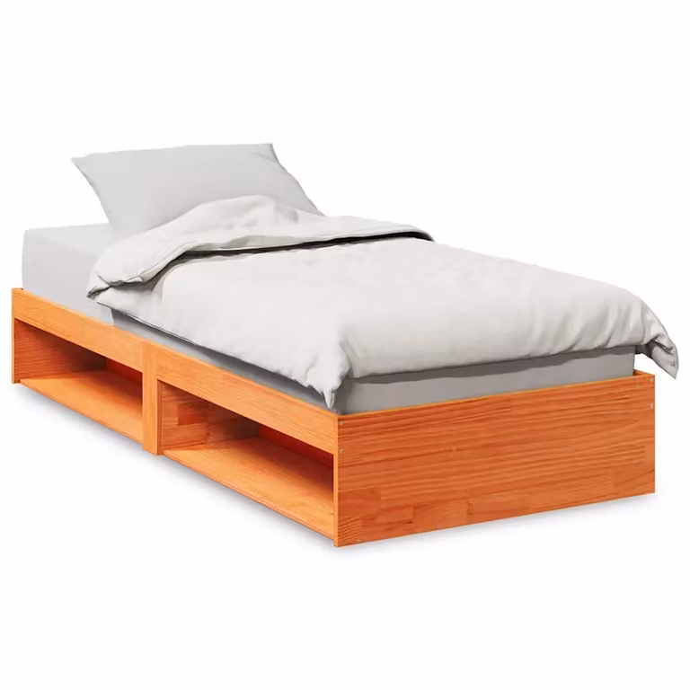Dormeuse in legno di pino Marrone Cera vidaXL L/P: 190 x 90 cm