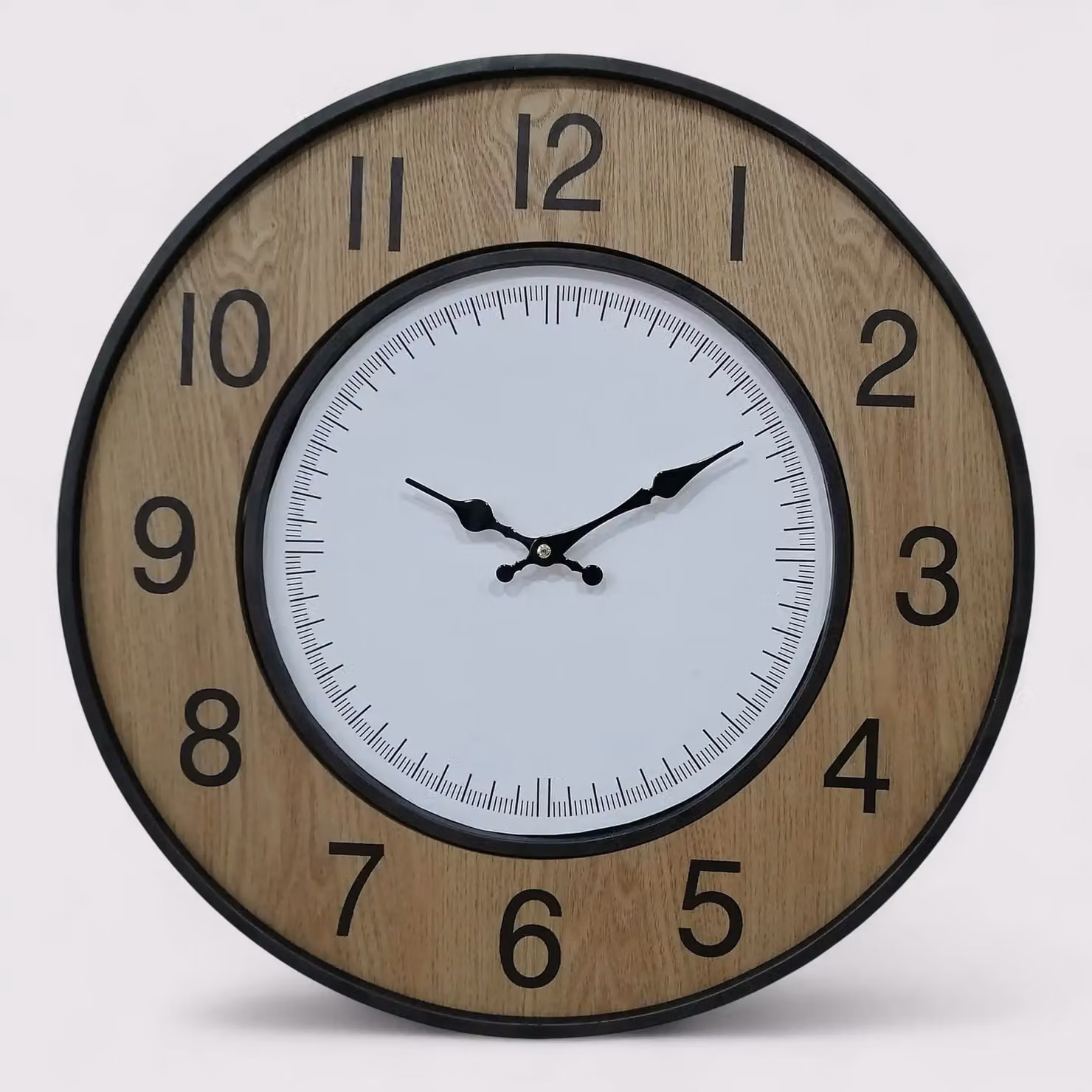 Calluna - Orologio da parete color oro e bianco