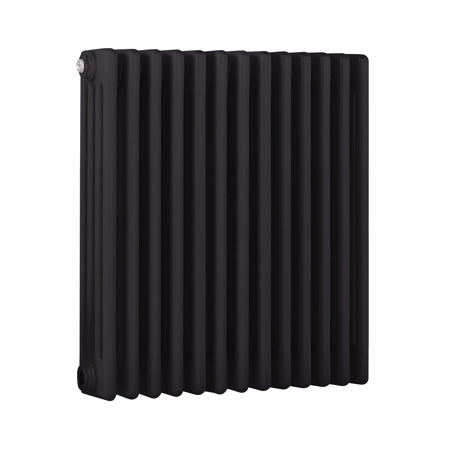Radiatore Orizzontale a Colonne (4 Colonne) 600mm x 605mm - Nero (Midnight Nero) - Regent