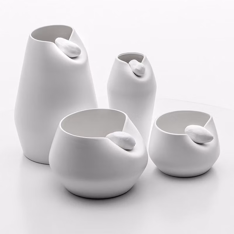 Vaso scultura Bacio Adriani e Rossi