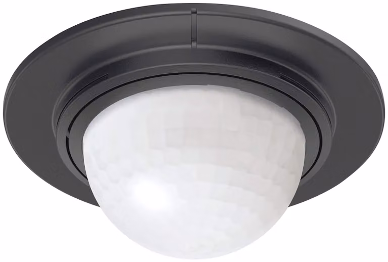 STEINEL 032845 Sensore a infrarossi cablato a soffitto nero, bianco