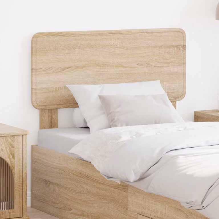 Testiera per letto vidaXL in legno ingegnerizzato Rovere Sonoma, colore marrone