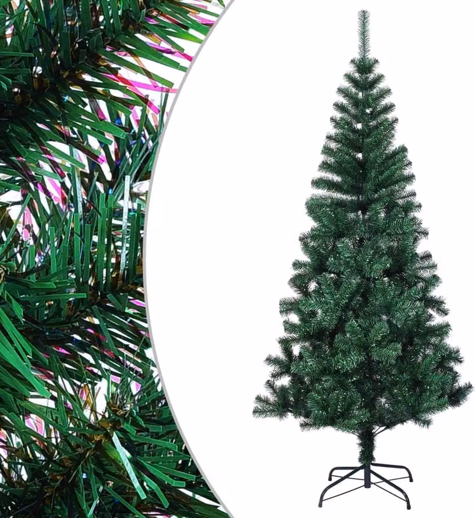 Maison Exclusive - Albero di Natale artificiale, verde brillante, 210 cm, in PVC