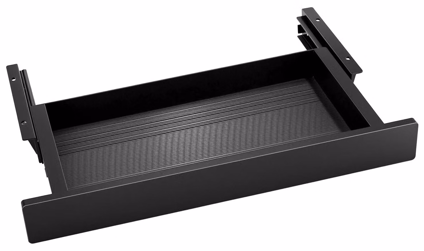 Cassetto da scrivania, dimensioni 518x230x62 mm, colore nero, organizer per scrivania, ideale per l'ufficio