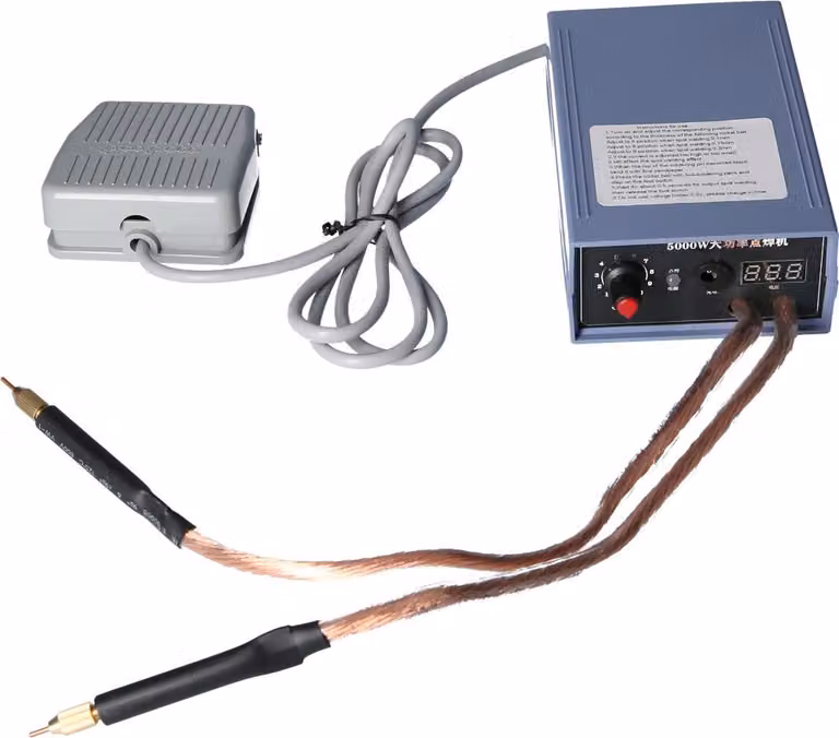 Saldatrice Spot 5000W Saldatrice portatile ad alta potenza Portatile 0-800A Saldatrice con corrente regolabile per batteria al litio Spina UE