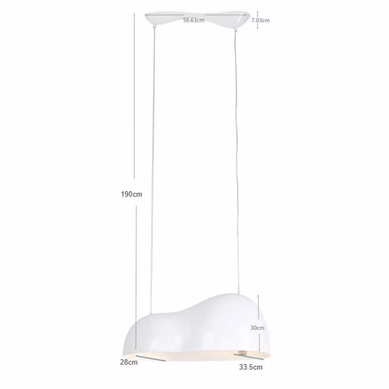 KARE Lampada a sospensione in vetro Cloud, dimmerabile, Alluminio / Grigio / Zincato, Soggiorno / Sala da pranzo, Plastica, Moderno, Lampada a sospensione