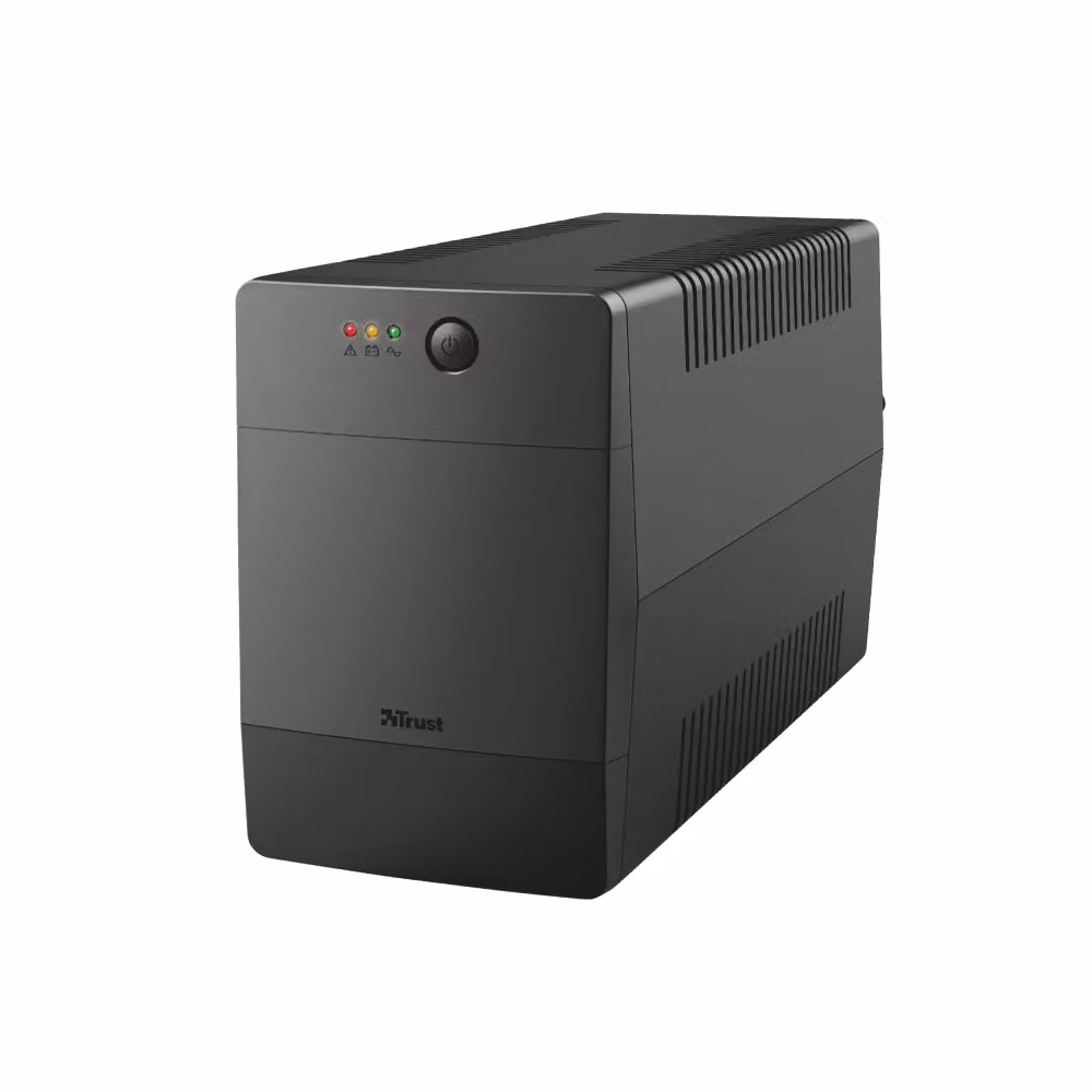 Gruppo di continuità Trust Paxxon 1 kVA 600 W con 4 prese AC e porta USB, Nero – 2