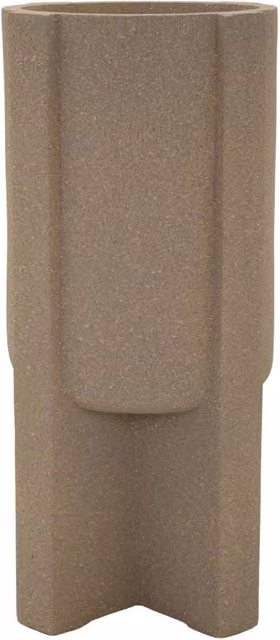 Vaso da Esterno Moai 80,5cm - Vaso Compatto in Resina con Struttura Solida e Gambe Pronunciate