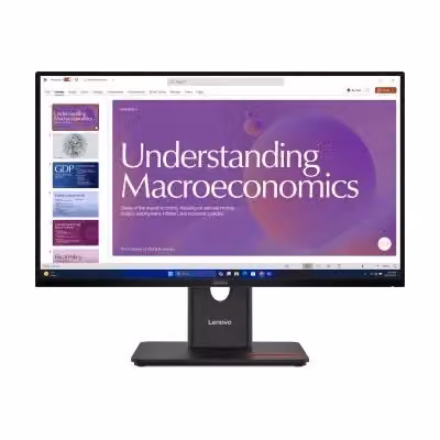 Monitor Lenovo ThinkVision T24D-40 da 23,8 pollici IPS Full HD 120Hz, colore Eclipse Black, con connettività USB-C, HDMI, DisplayPort ed Ethernet/LAN – 2