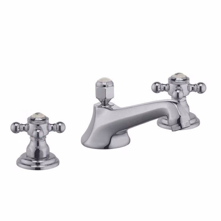 KLUDI 1926 Robinetterie de lavabo, poignées croisillons, montage 3 trous, saillie 140mm, 510460520, 510460520