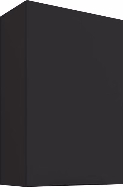 Mobiletto a muro alto LUNARA - larghezza 60 cm, nero