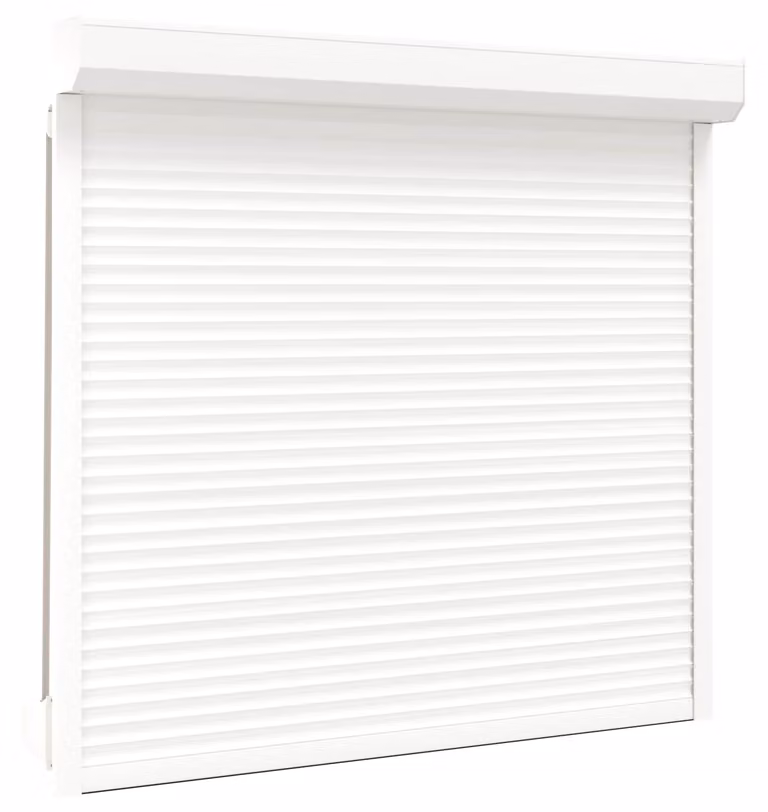 Persiana a rullo Bianco 160 x 150 cm Alluminio e poliuretano