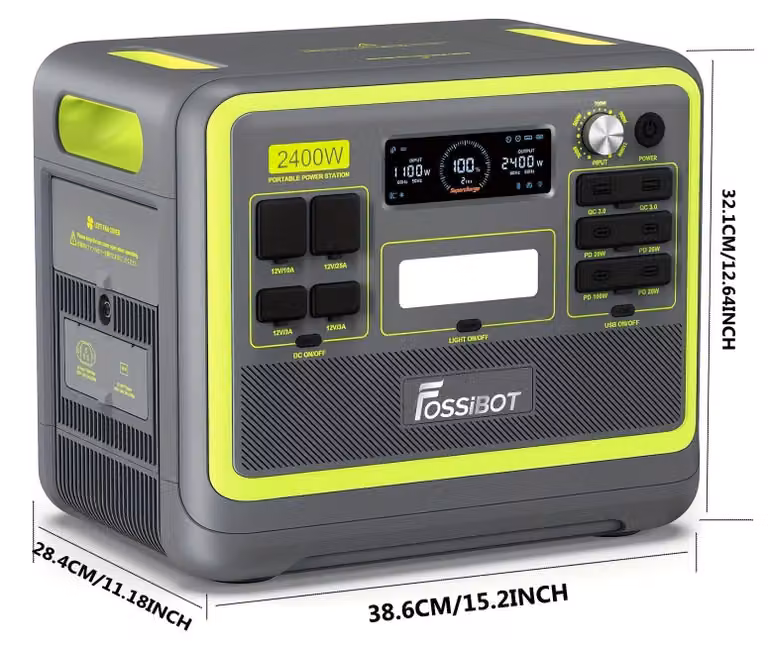 Centralina di alimentazione portatile - Batteria esterna - Generatore mobile - Impianto solare - Alimentazione di emergenza