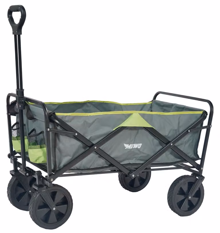 Taglia unica MW-304 | Carrello pieghevole MUWO da 100 litri, portata massima 110 kg, colore verde