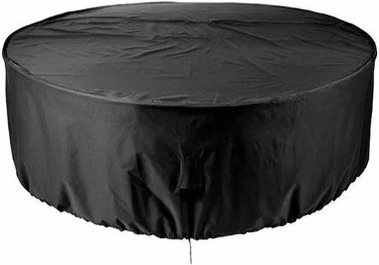 Copertura impermeabile per tavolo da esterno, protegge i mobili da giardino, realizzata in tessuto Oxford, dimensioni 230x110 cm, colore nero