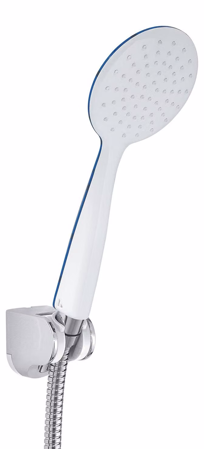 Rubinetto a leva, 1 getto, tubo flessibile da 150 cm, bianco/cromato