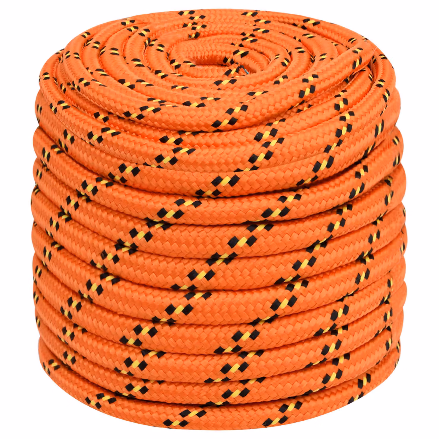 Corda multiuso vidaXL in plastica arancione, diametro 18 mm, lunghezza 100 m