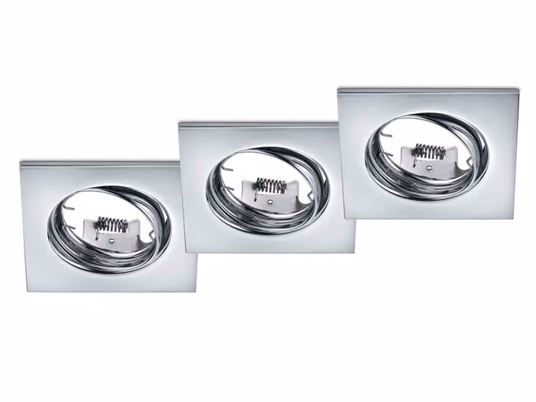 Apparecchio di illuminazione da incasso JURA silver Trio 650000306
