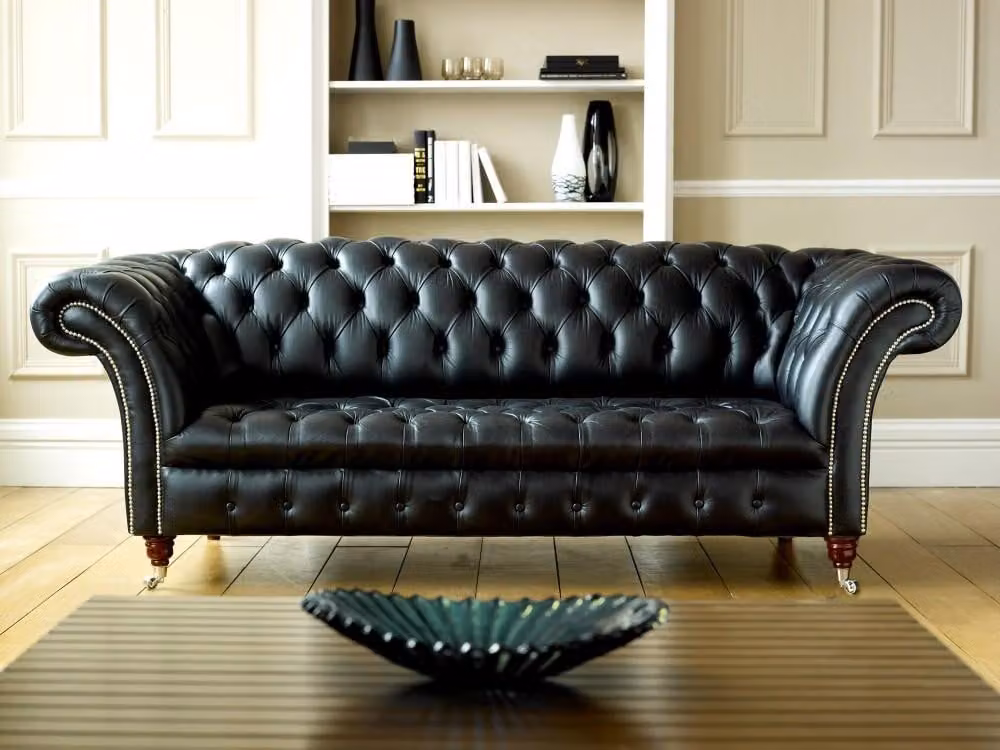 Chesterfield Sofa 3 SITZER Polster Designer Couchen Sofas Garnitur SL Sofa 12