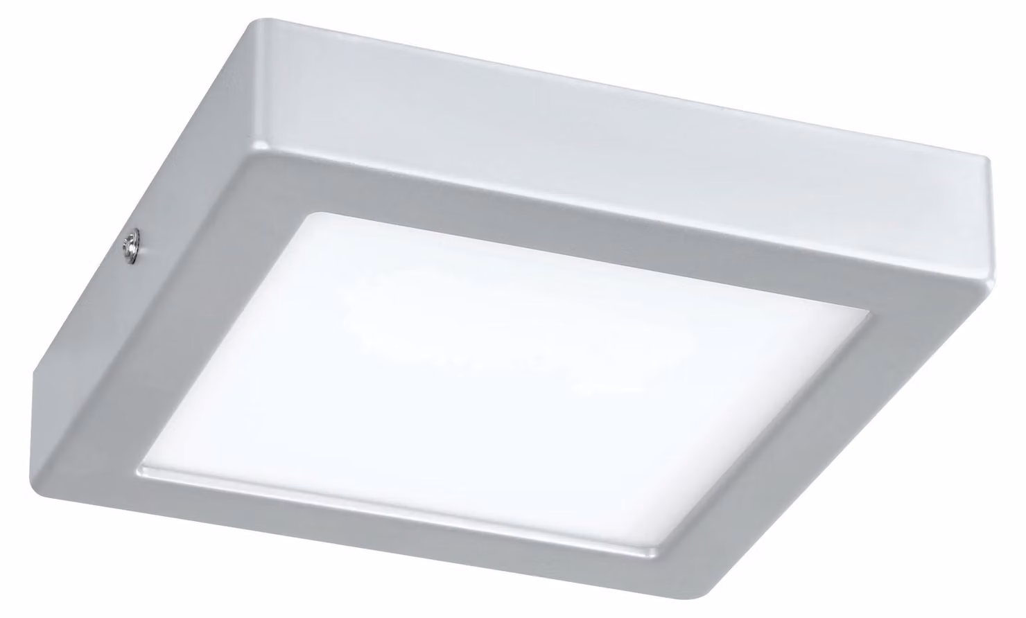 Eglo 75603 IDUN LED apparecchio a plafone 9,5W 170x170mm Bianco argento Bianco neutro