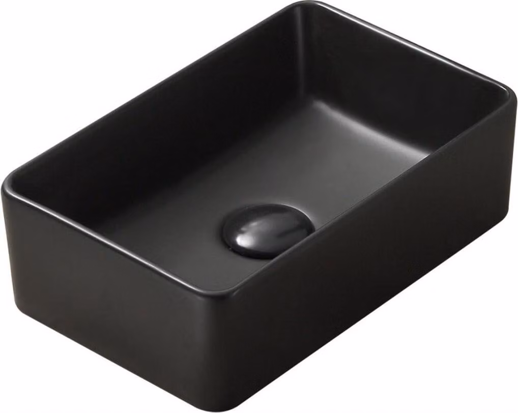 Mexen Nadia lavabo da appoggio 36 x 23 cm, nero opaco - 21613685