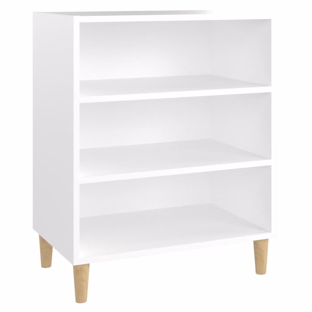 Credenza Bianca 57x35x70 cm in Legno Multistrato