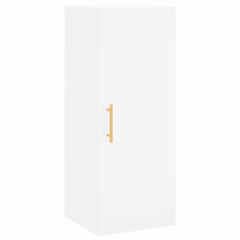 Mobile a Parete Bianco 34,5x34x90 cm