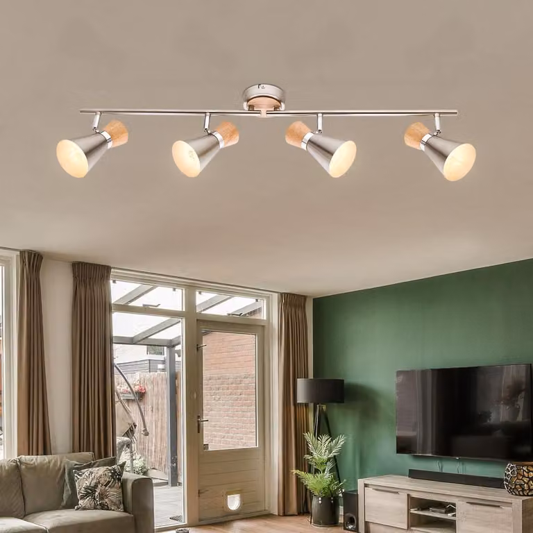 Lampade a soffitto a LED con faretti orientabili per il vostro ambiente domestico