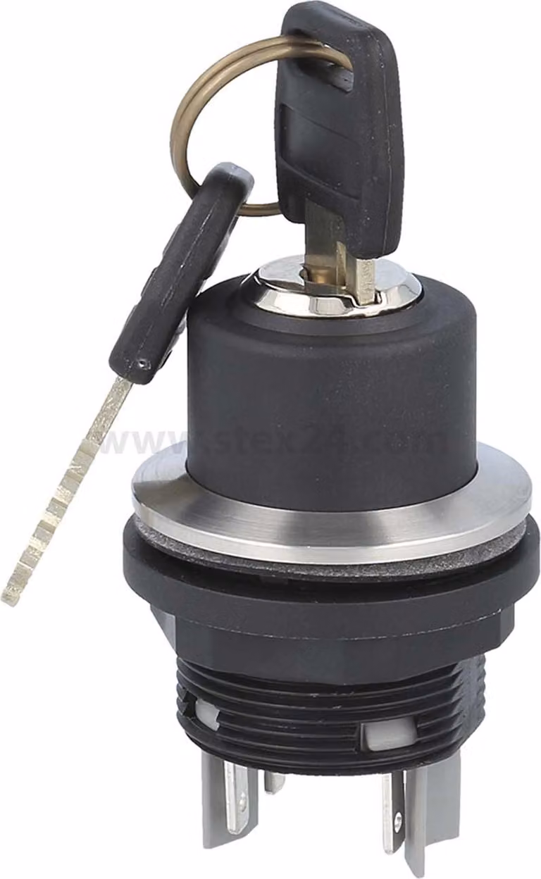 Georg Schlegel Chiave di sicurezza a scatto, 2S rotonda, SHORTRON Connettore piatto 2,8 mm x 0,8 mm - 1 pezzo