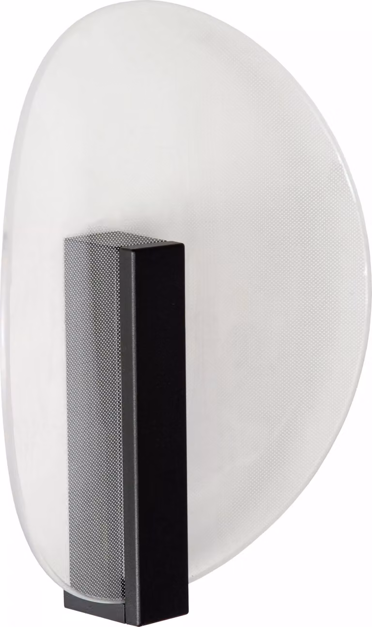 Applique da esterno a LED LAREDO, nero-trasparente, 9 W, bianco caldo, 296 lm, plastica, dimensioni: 32,4 x 10,6 x 23 cm, IP54, Lucide