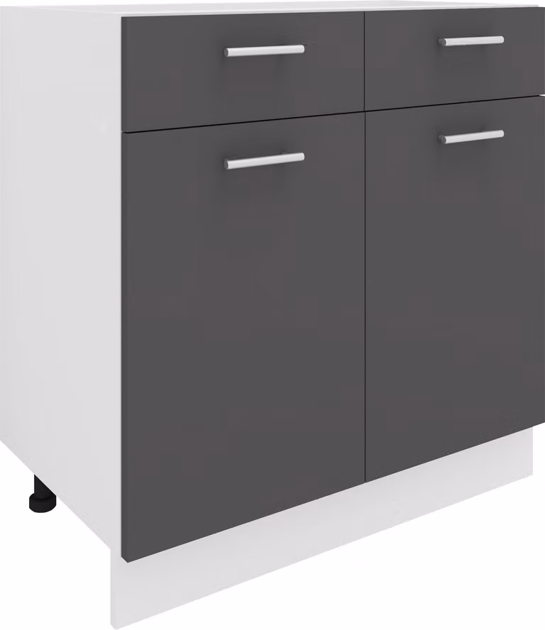 Armadio da cucina | Dimensioni ca. H. 82 x W. 80 x. T. 46 cm | Armadio con cassetto | Mobili da cucina – Esilo