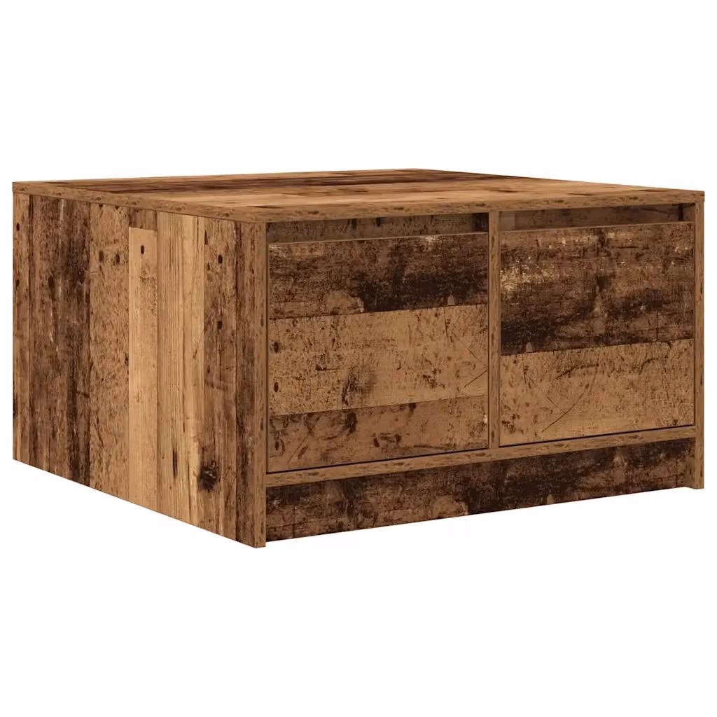 Tavolino da salotto quadrato vidaXL in legno marrone con finitura opaca L/P/H: 70,5 x 70,5 x 40 cm – 2