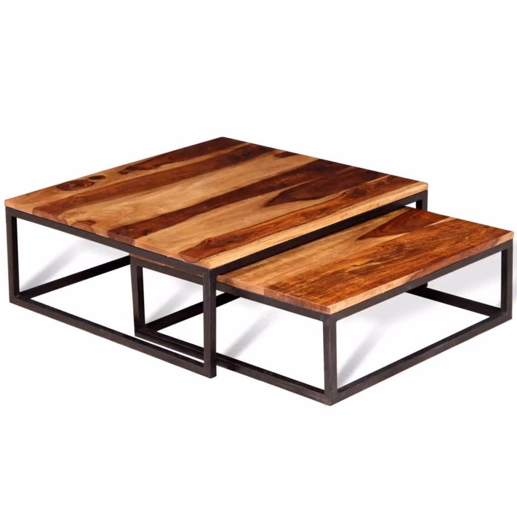 Maison Exclusive - Set da tavolo a 2 pezzi in legno massello di acacia