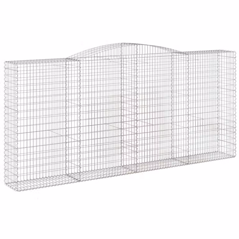 Cesto Gabbione ad Arco 400x50x180/200 cm Ferro Zincato