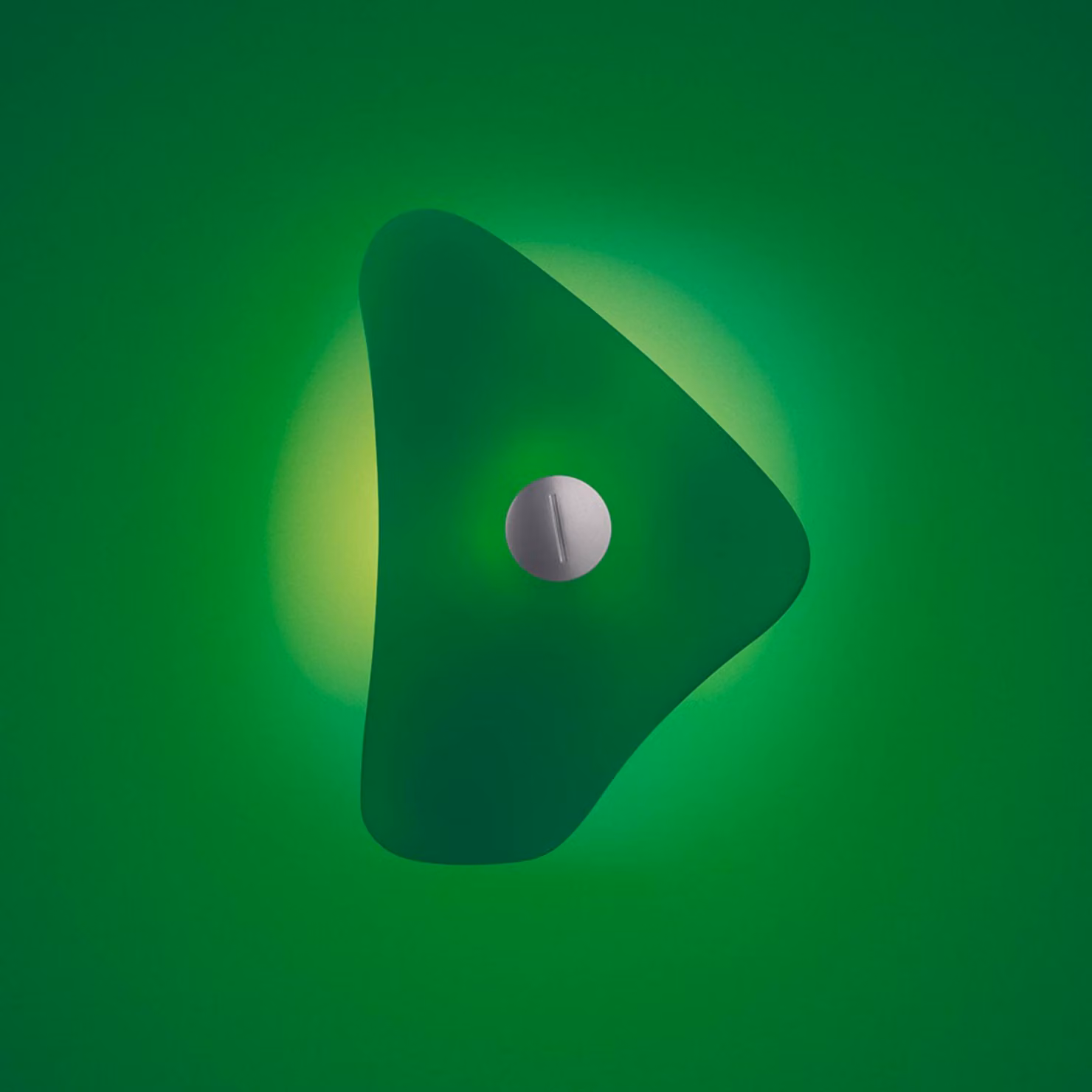 Foscarini Applique da parete di design Bit 4, Verde, Soggiorno / Sala da pranzo, Vetro, Design, Applique