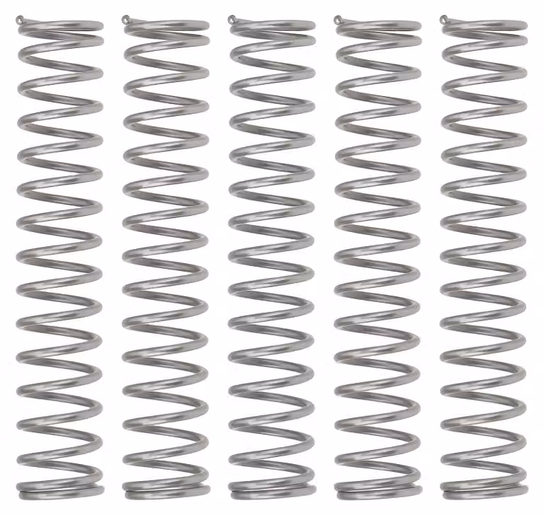 Molle a compression in acciaio inossidabile, 20x3,7mm, spessore 0,4mm, confezione da 100 pezzi