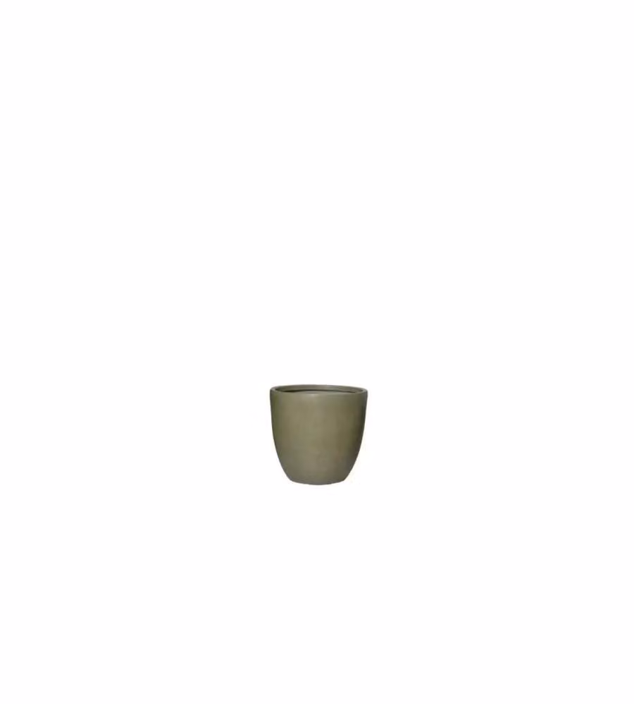 Vaso Tyler per piante Rotondo 29 cm Verde Fibra Clay Effetto Grezzo