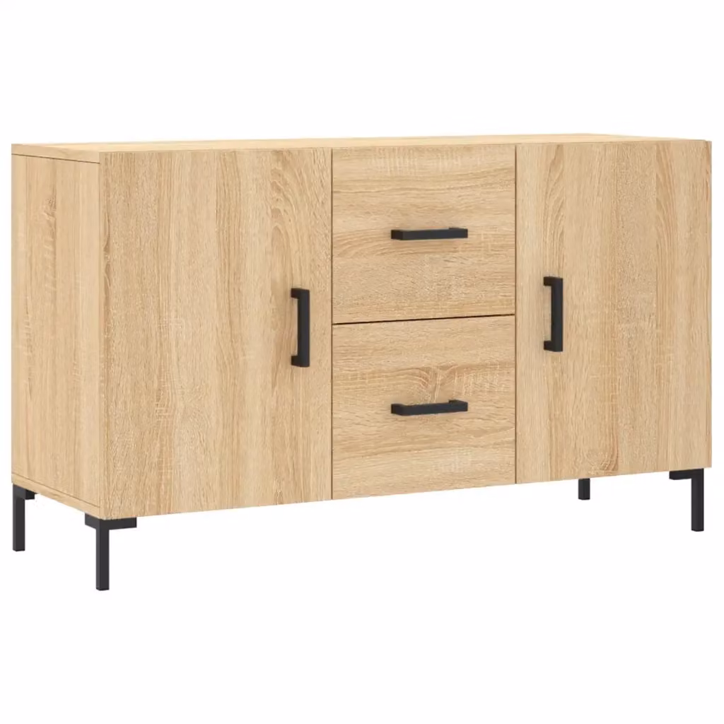 Credenza Buffet da cucina Design Mania in legno Rovere, colore marrone, L 100 cm x P 36 cm x H 60 cm – 2