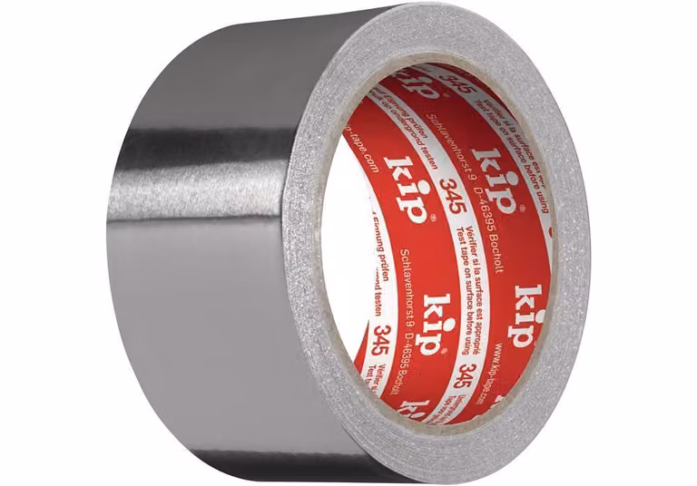 KIP Nastro adesivo in alluminio 345 con liner 50 m - 345-32