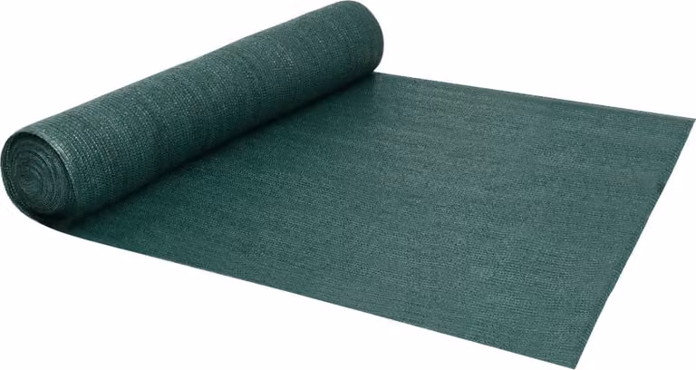 The Living Store Schermo di recinzione verde 1,2x50 m HDPE 150 g/m²