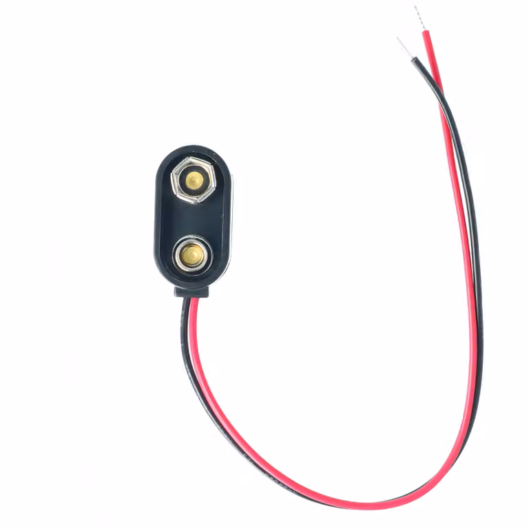 Clip per batteria AccuCell per blocco da 9 V a forma di I