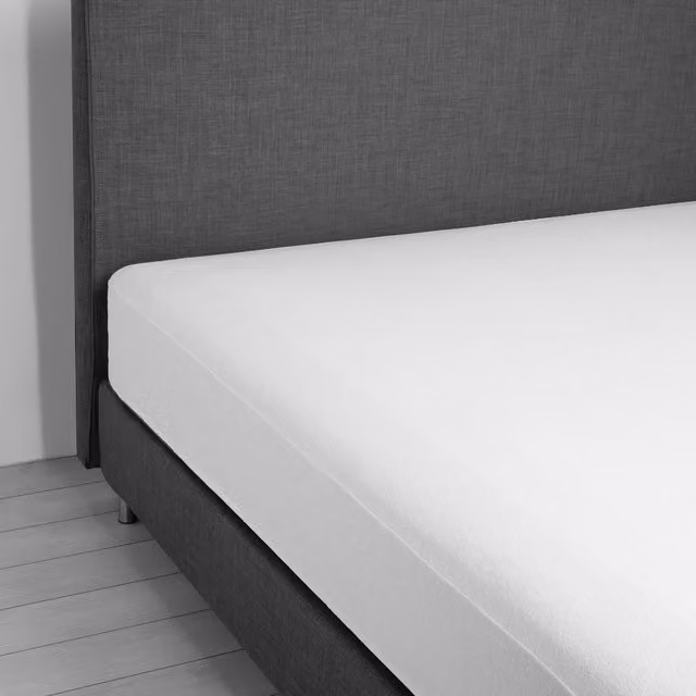 Salvamaterasso DaunenStep Care Soft bianco in spugna lavabile a 60°C – 1