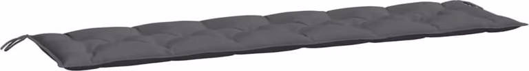 Cuscino per Panca Antracite 200x50x7 cm in Tessuto Oxford