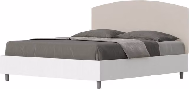 Letto Matrimoniale con Contenitore e Base Lift Up GIORDANOSHOP Beige L: 167 cm, P: 115 cm, H: 198 cm