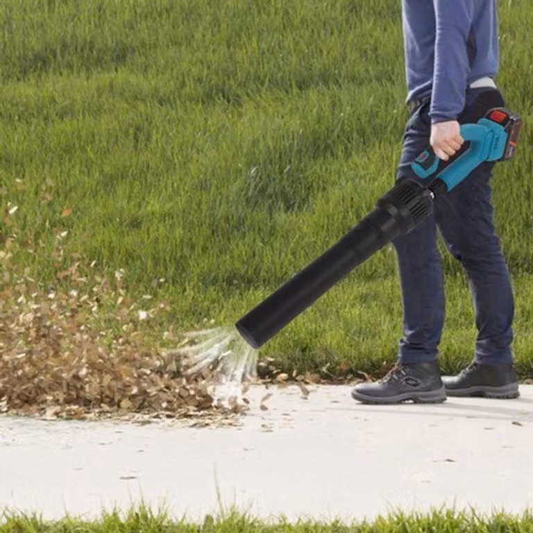 Soffiatore a batteria - 21V - Leggero - Ideale per la cura del giardino e la rimozione della neve - Senza fili