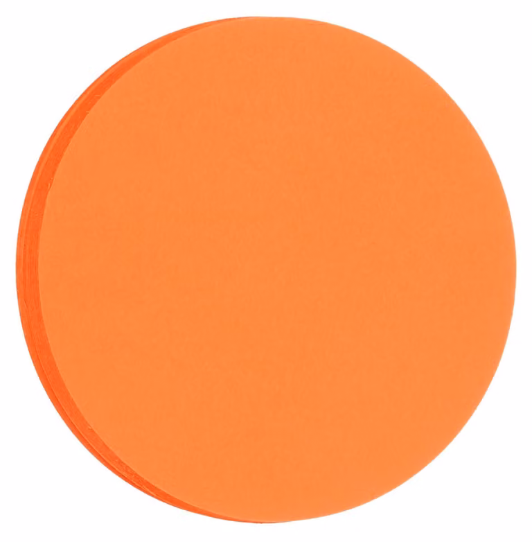 30 cerchi di carta arancioni, diametro 20,3 cm, cartoncino da crafting da 200 g/m²