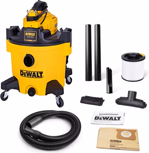 Aspiratore e soffiatore per solidi e liquidi DeWalt 34L 1080W giallo DXV234P