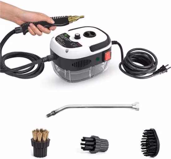 Macchina di pulizia portatile per alta temperatura - sterrilizzatore a vapore - pulitore di tappeti - pulitore auto - pulitore di aria condizionata - pulitore a vapore manuale - pulizia