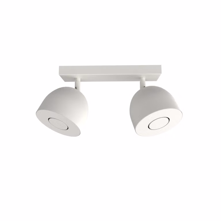 Lampada Da Soffitto Campanella X2 Monocolore Opaca